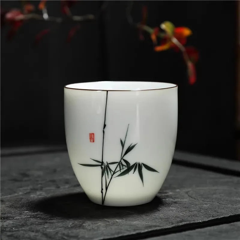 Tasse à Thé en Céramique – Style Traditionnel Chinois